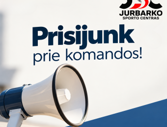 DARBO PASIŪLYMAS JURBARKO SPORTO CENTRE